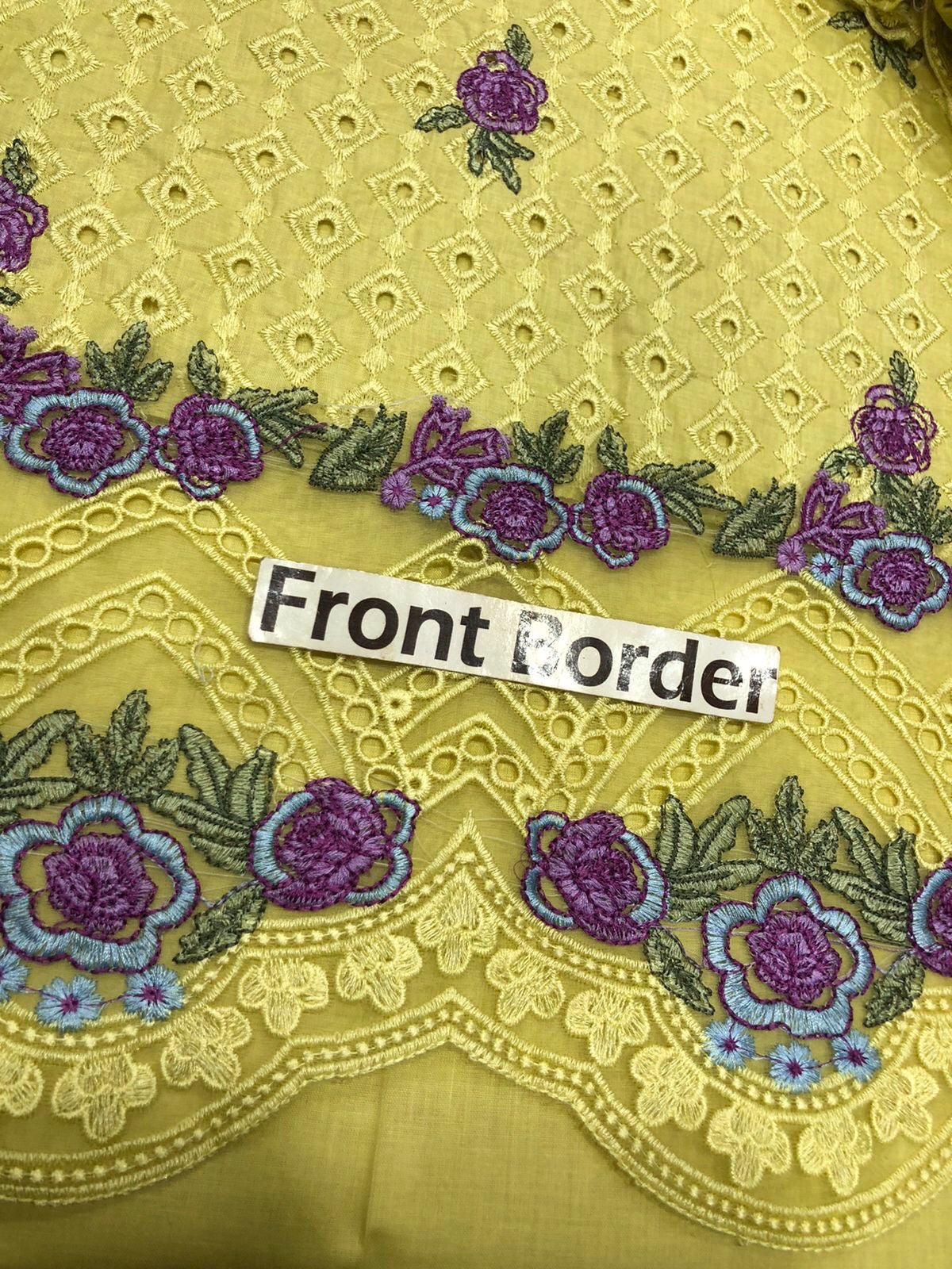 JADE EMBROIDERED CHIKANKARI LAWN - 3 PC UNSTITCHED