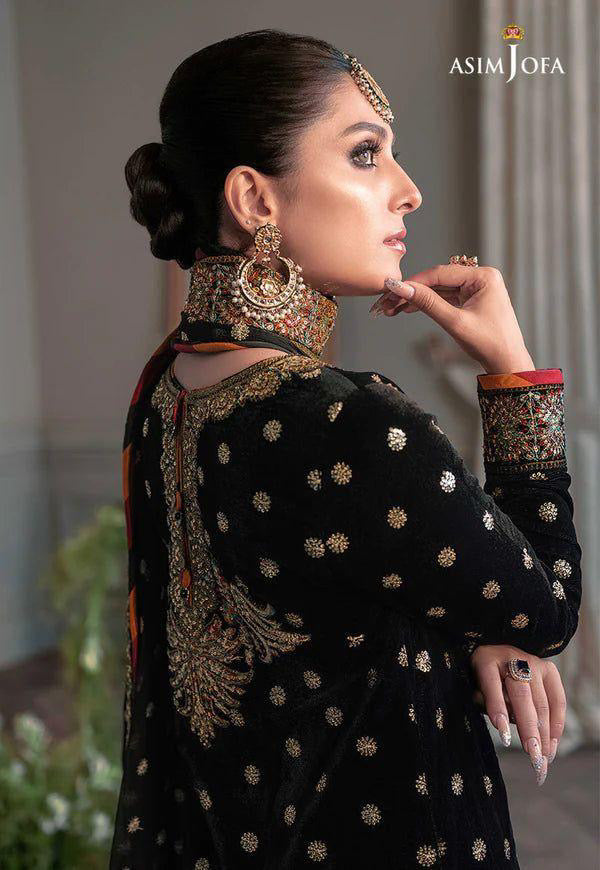 ASIM JOFA LUXURY EMBROIDERED VELVET - 3 PC UNSTITCHED