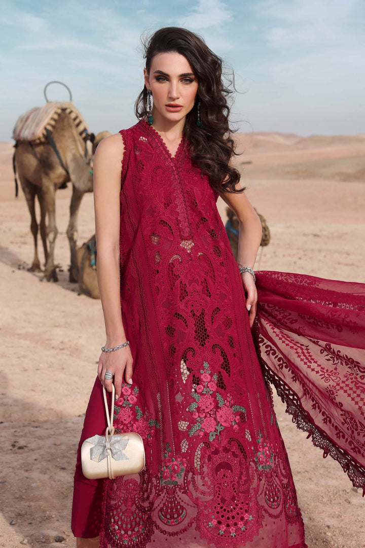 MARIA B LUXURY EMBROIDERED CHIKANKARI LAWN - 3 PC UNSTITCHED