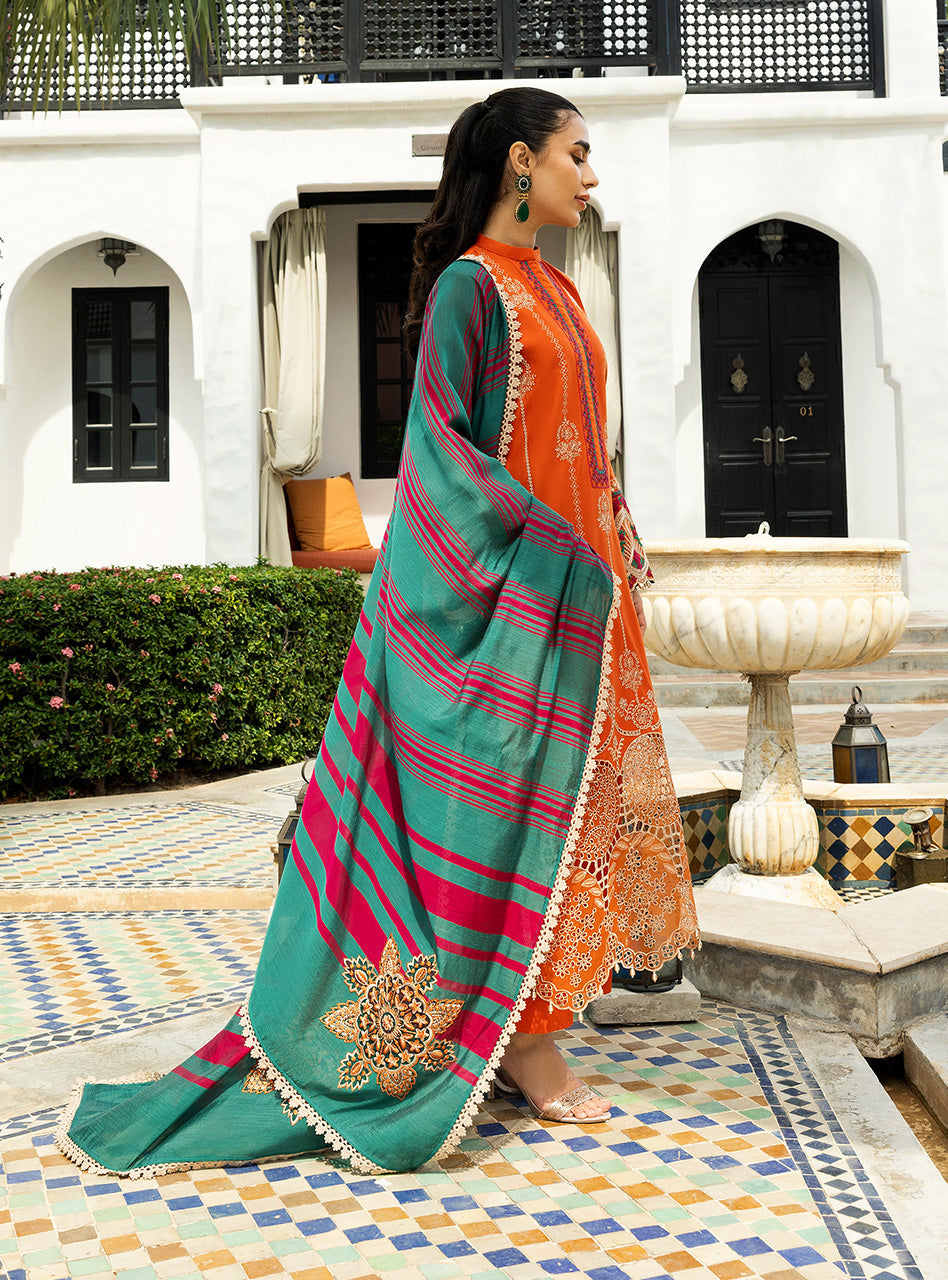 ZAINAB CHOTTANI EMBROIDERED LAWN - 3 PC UNSTITCHED