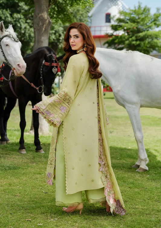 ELAF EMBROIDERED CHIKANKARI LAWN - 3 PC UNSTITCHED