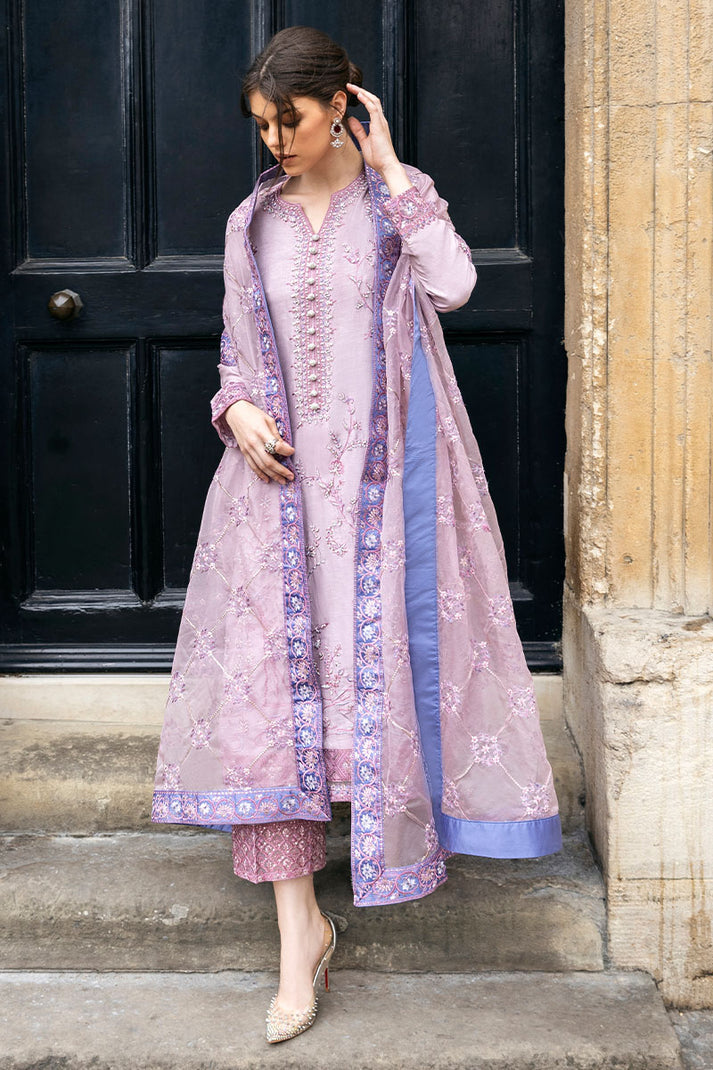 MUSHQ LUXURY EMBROIDERED SILK - 3 PC UNSTITCHED