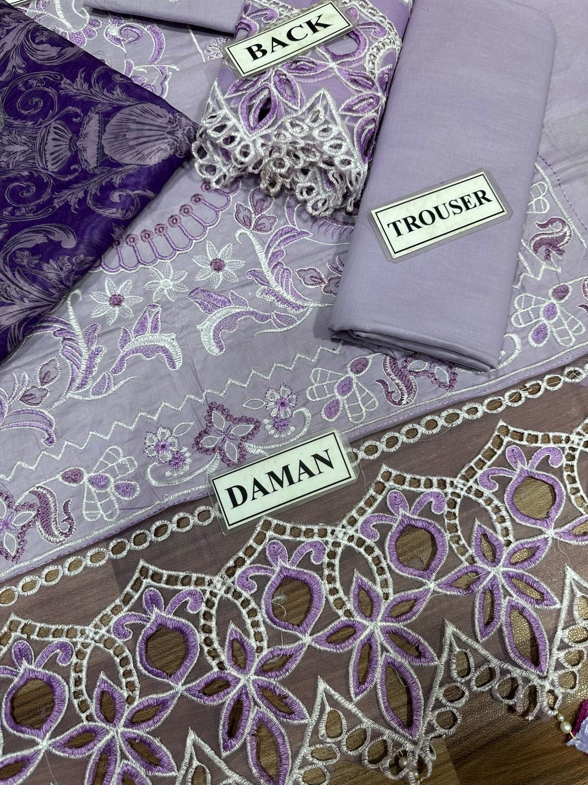 ADAN LIBAS EMBROIDERED LAWN - 3 PC UNSTITCHED