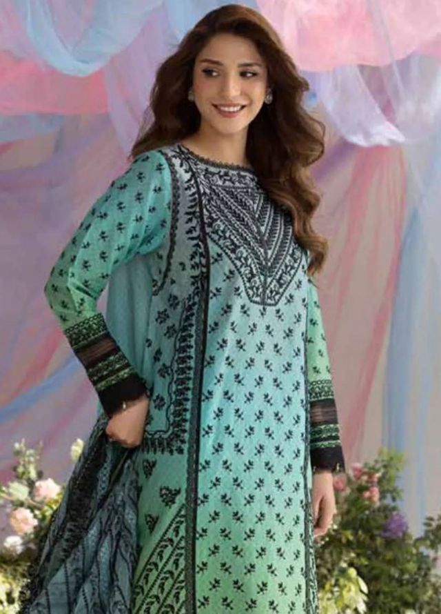 SOBIA NAZIR LUXURY EMBROIDERED LAWN - 3 PC UNSTITCHED
