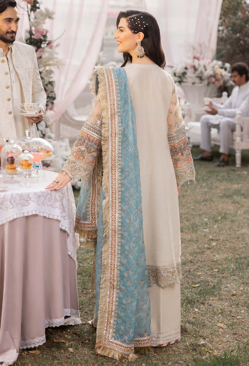 ADAN LIBAS LUXURY EMBROIDERED ORGANZA - 3 PC UNSTITCHED