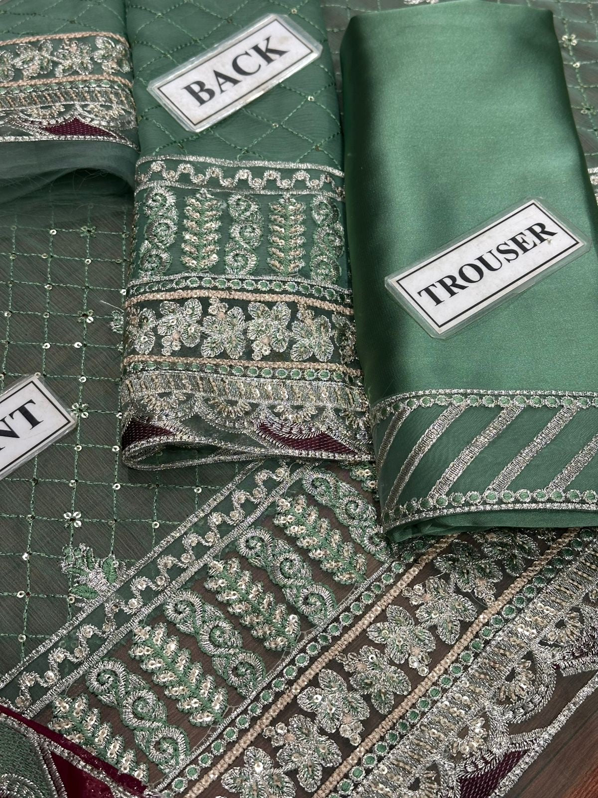 ASIM JOFA EMBROIDERED CHIFFON - 3 PC UNSTITCHED