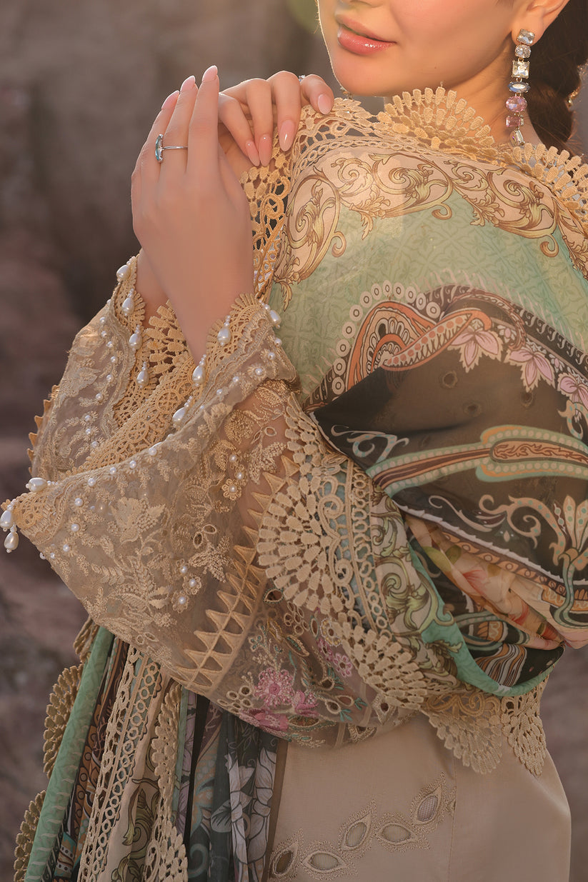 IMROZIA SERENE EMBROIDERED CHIKANKARI LAWN - 3 PC UNSTITCHED