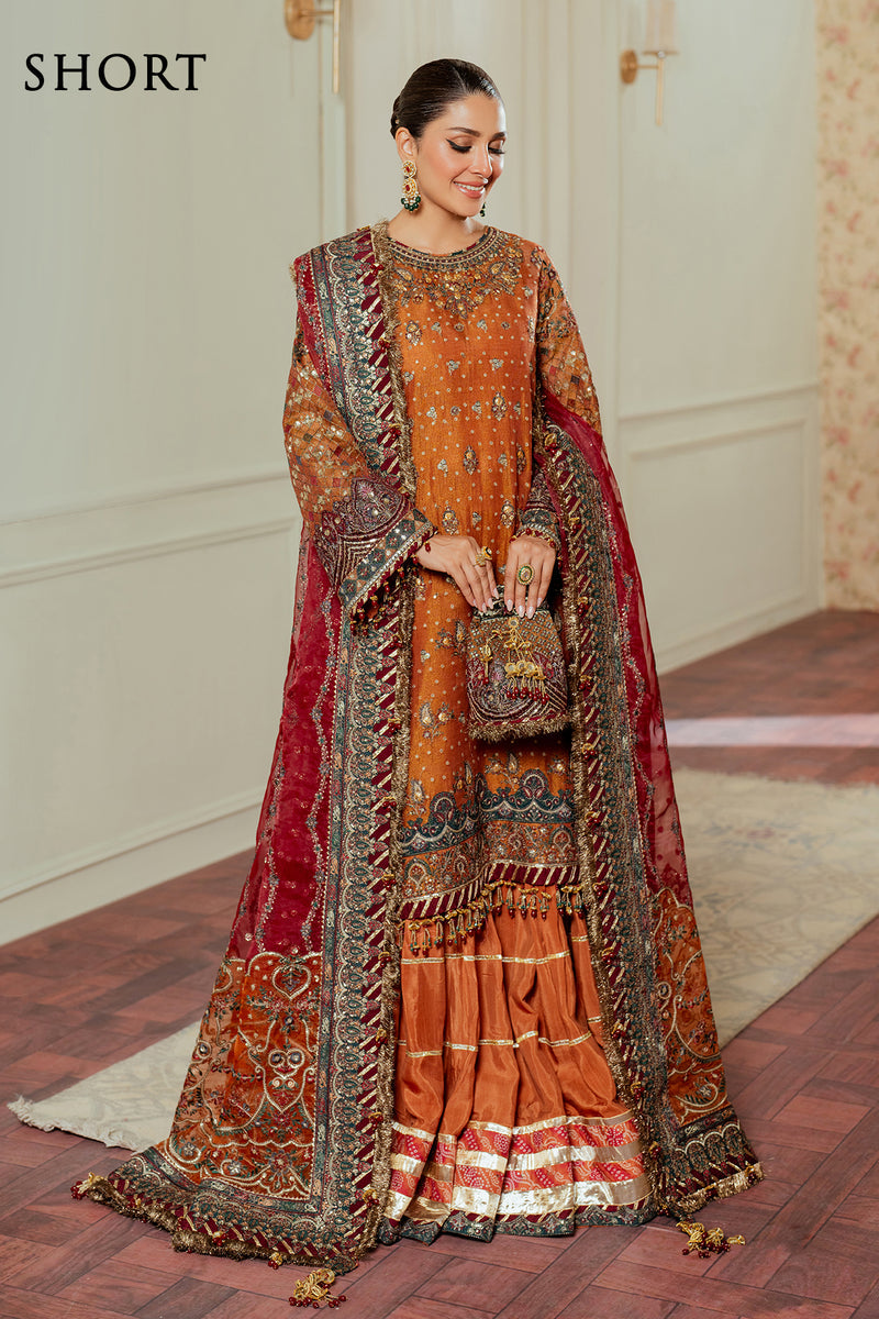 BAROQUE LUXURY EMBROIDERED CHIFFON - 3 PC UNSTITCHED SUIT