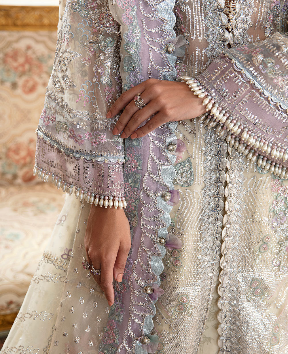 REPUBLIC LUXURY HANDMADE EMBROIDERED ORGANZA - 3 PC UNSTITCHED