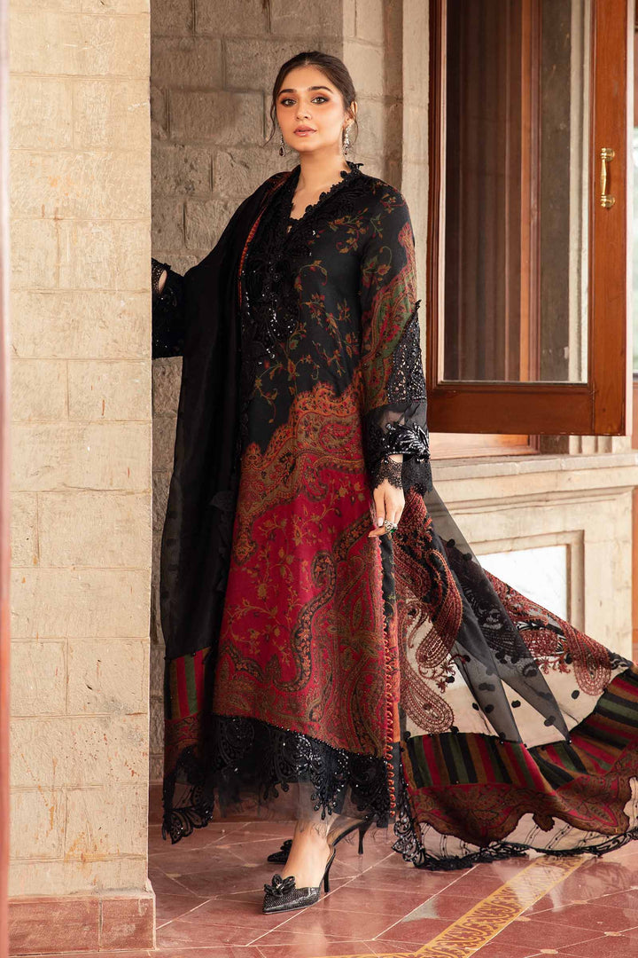 MARIA B FORMALS EMBROIDERED PRINTED LAWN - 3 PC UNSTITCHED