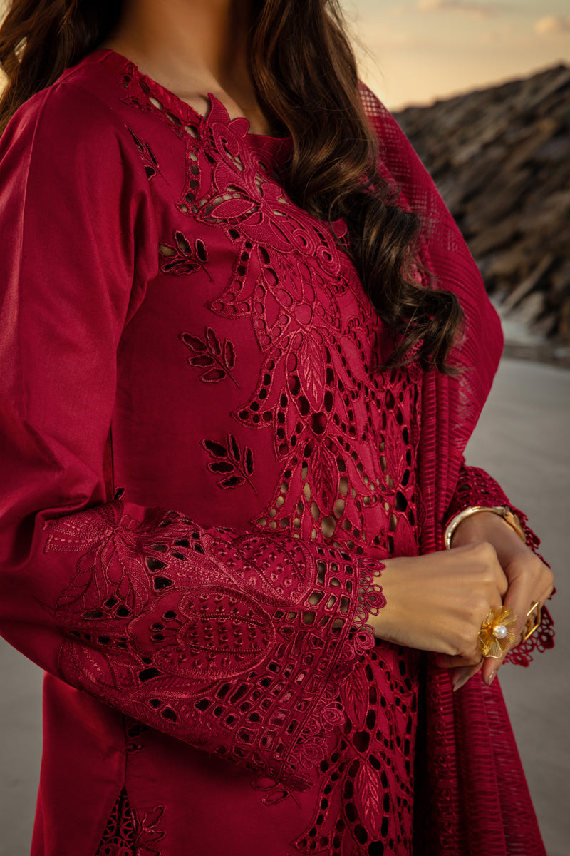 RANG RASIYA EMBROIDERED CHIKANKARI LAWN - 3 PC UNSTITCHED