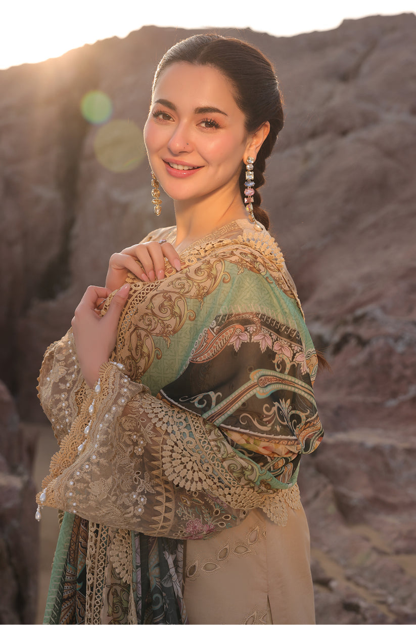 IMROZIA SERENE EMBROIDERED CHIKANKARI LAWN - 3 PC UNSTITCHED