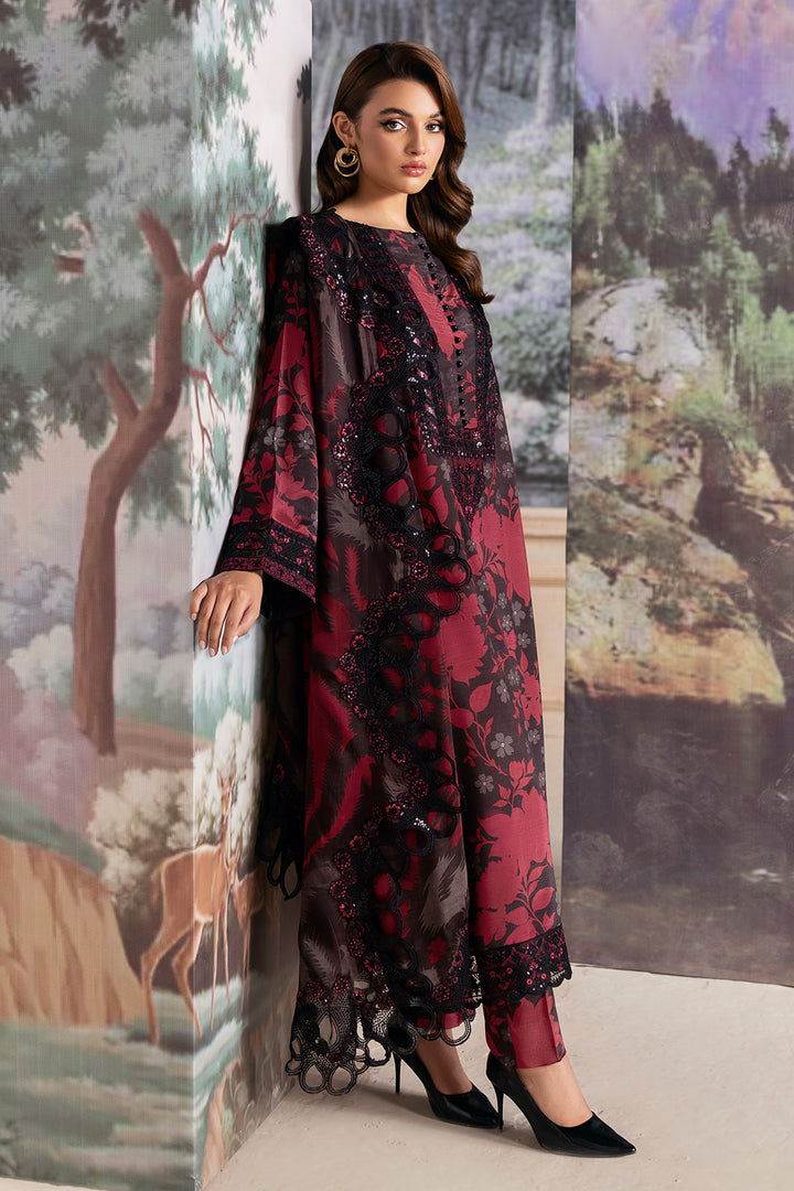 RAMSHA PRINTED EMBROIDERED LAWN - 3 PC UNSTITCHED