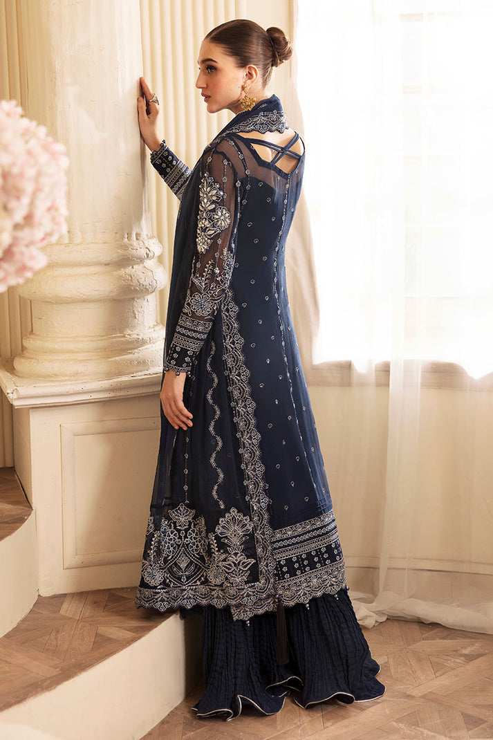 GULAAL LUXURY WEDDING EMBROIDERED CHIFFON - 3 PC UNSTITCHED