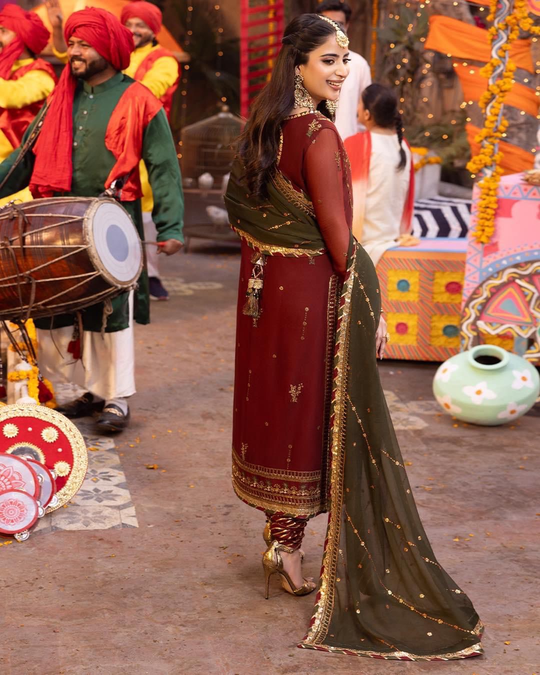 ASIM JOFA LUXURY WEDDING EMBROIDERED CHIFFON - 3 PC UNSTITCHED