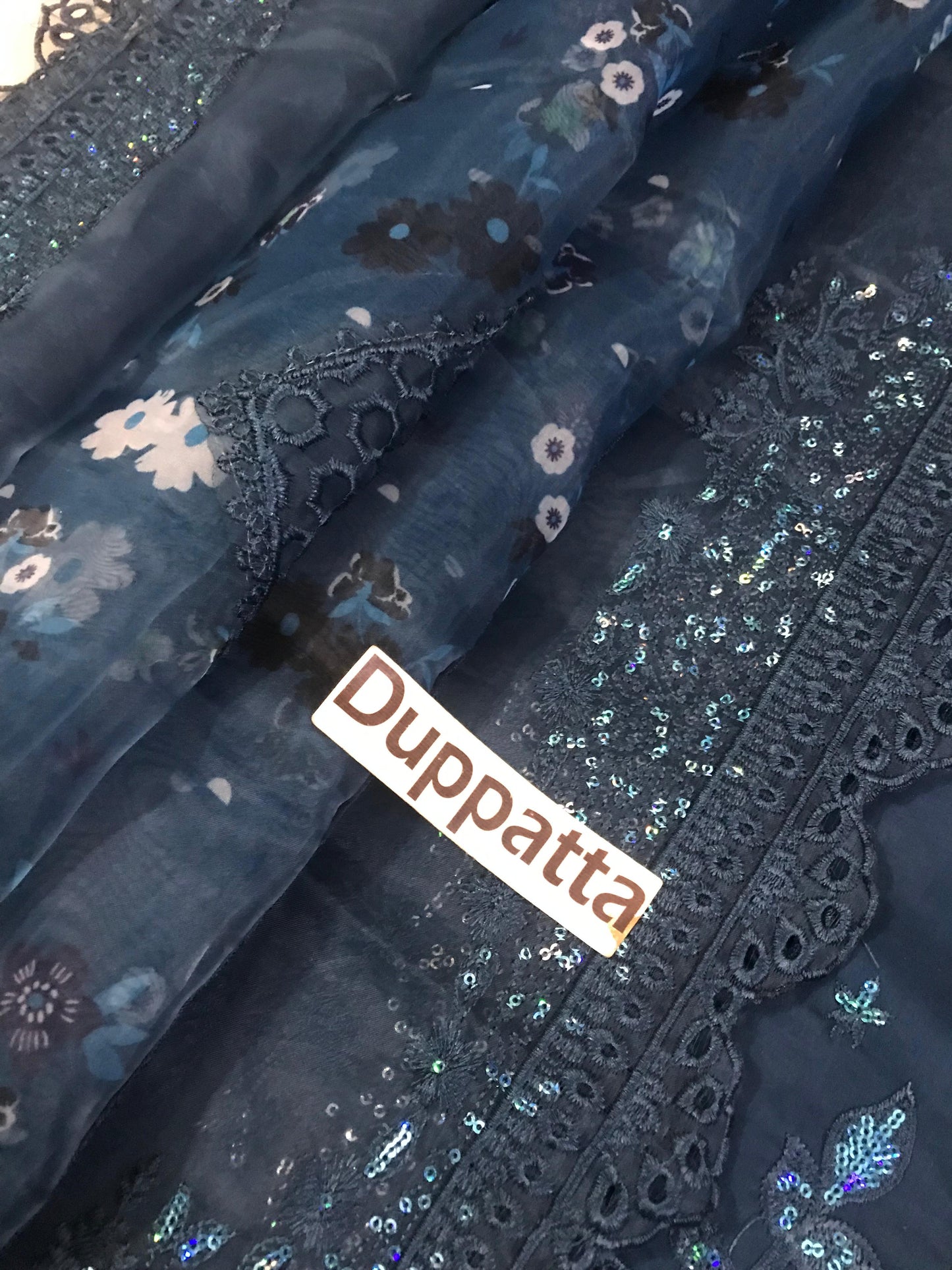 NUREH LUXURY EMBROIDERED LAWN - 3 PC UNSTITCHED