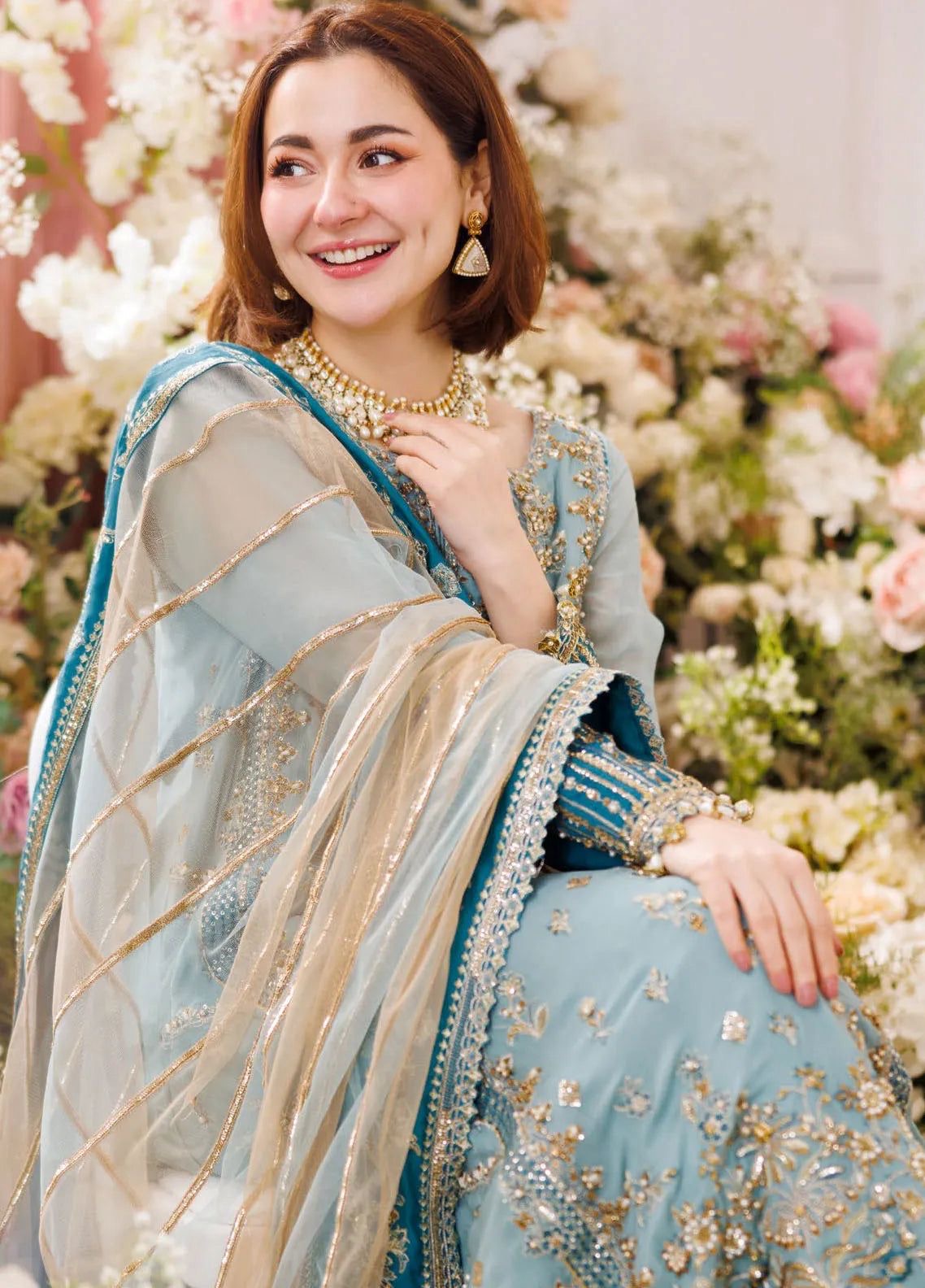 CHARIZMA LUXURY EMBROIDERED CHIFFON - 3 PC UNSTITCHED