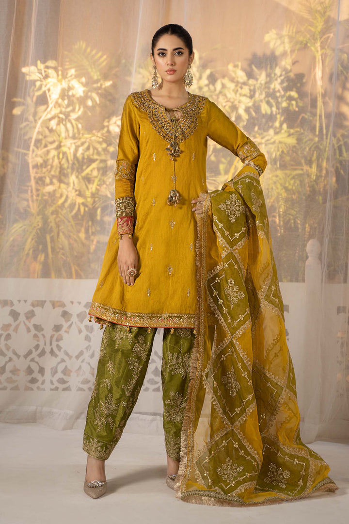 MARIA B LUXURY EMBROIDERED ORGANZA - 3 PC UNSTITCHED