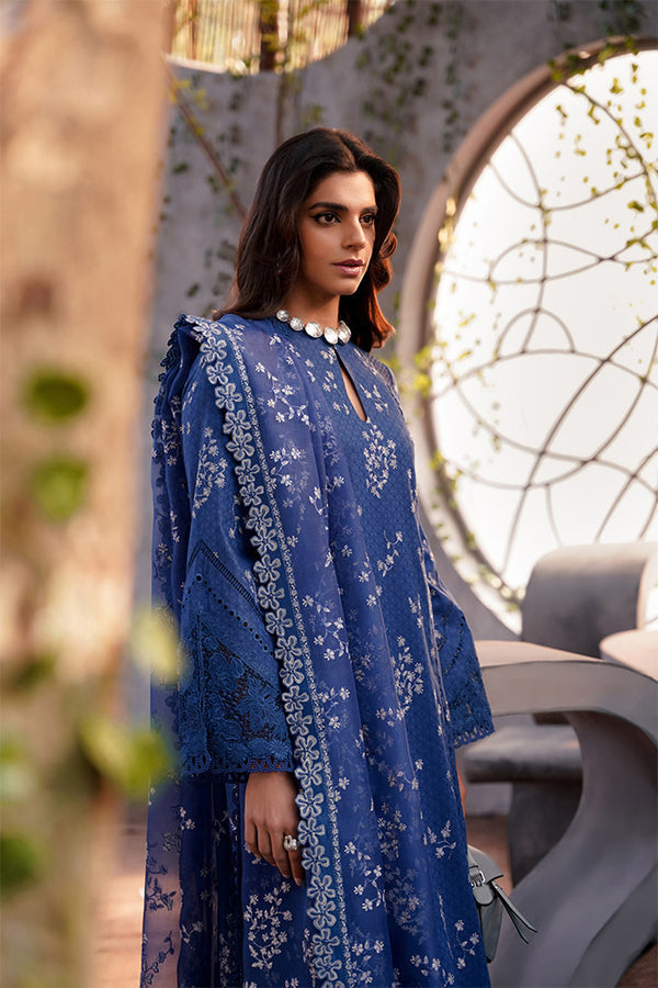 SUFFUSE DIGITAL PRINTED EMBROIDERED LAWN - 3 PC UNSTITCHED