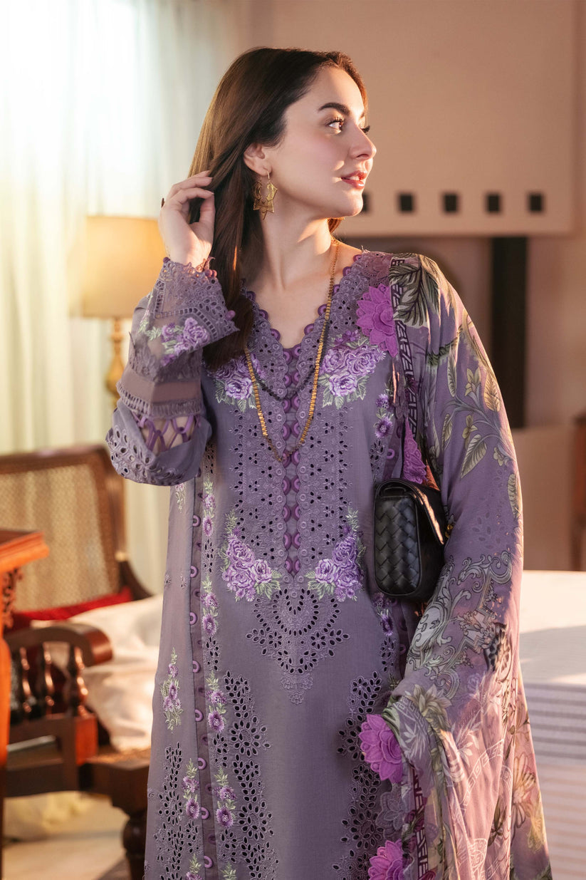 JADE CHIKANKARI EMBROIDERED LAWN - 3 PC UNSTITCHED