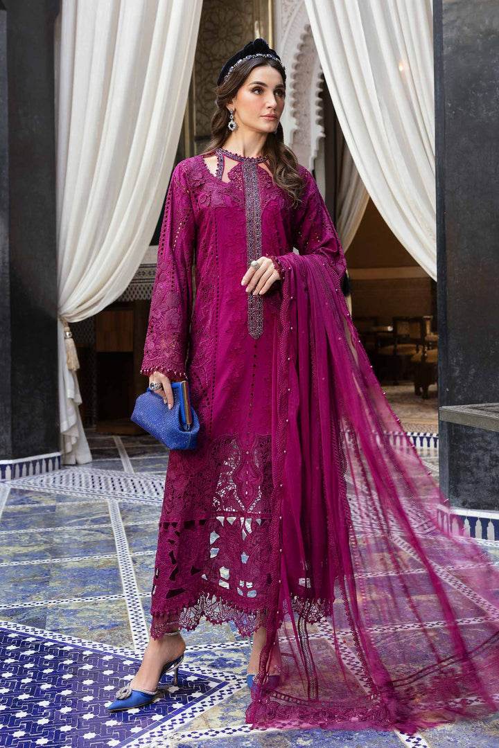 MARIA B LUXURY EMBROIDERED CHIKANKARI LAWN - 3 PC UNSTITCHED