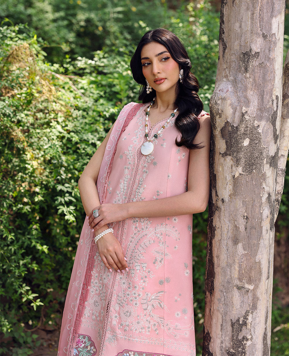 REPUBLIC WOMENSWEAR LUXURY EMBROIDERED LAWN - 3 PC UNSTITCHED