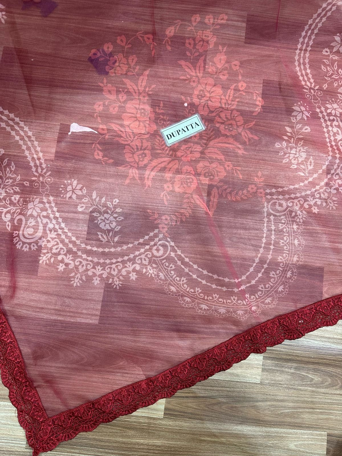 MARIA B LUXURY EMBROIDERED CHIKANKARI LAWN - 3 PC UNSTITCHED