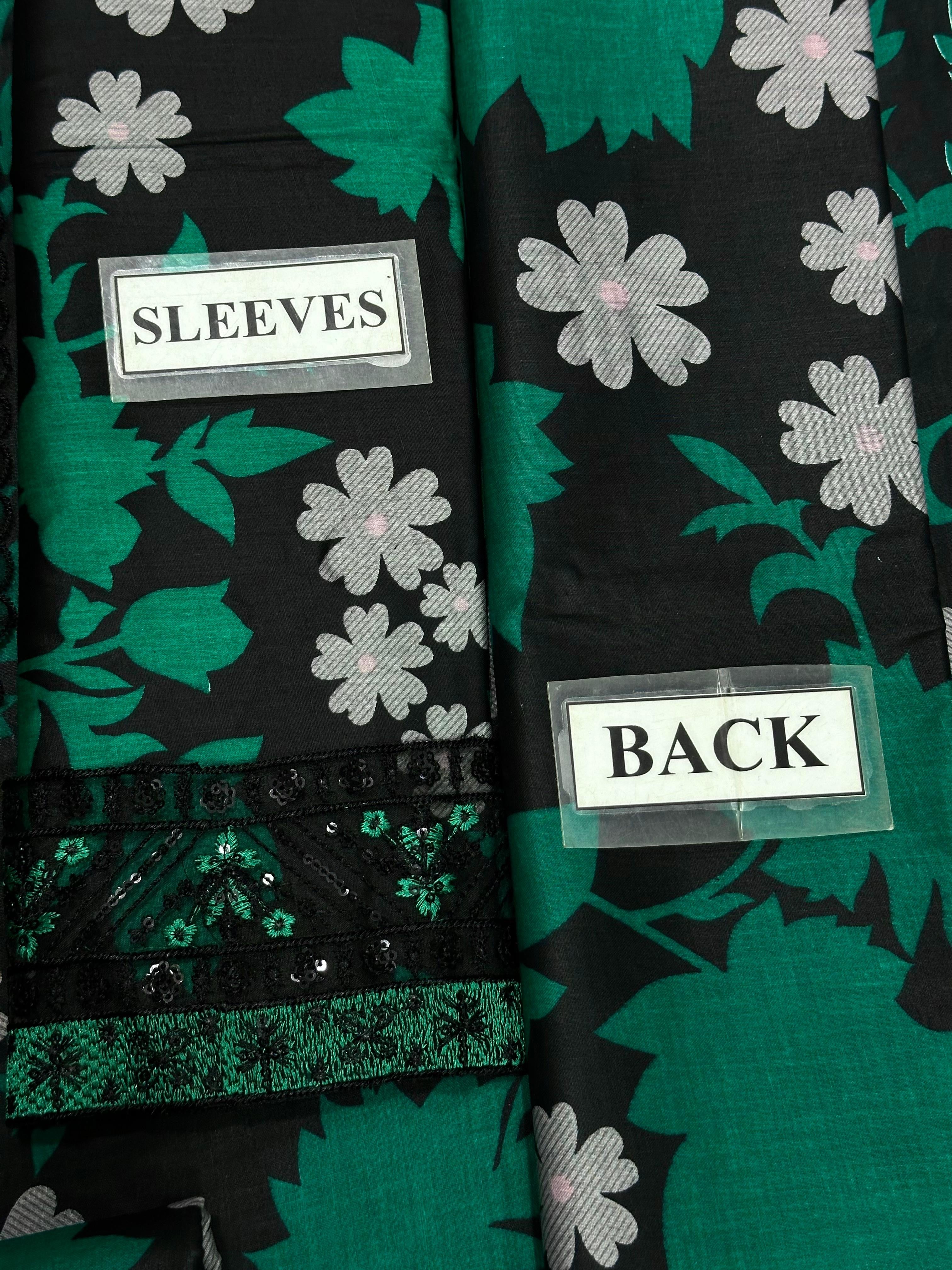 RAMSHA PRINTED EMBROIDERED LAWN - 3 PC UNSTITCHED