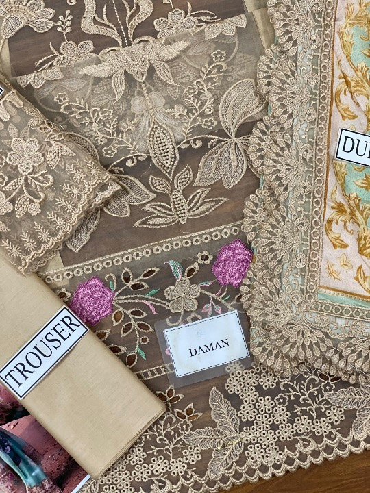 IMROZIA SERENE EMBROIDERED CHIKANKARI LAWN - 3 PC UNSTITCHED