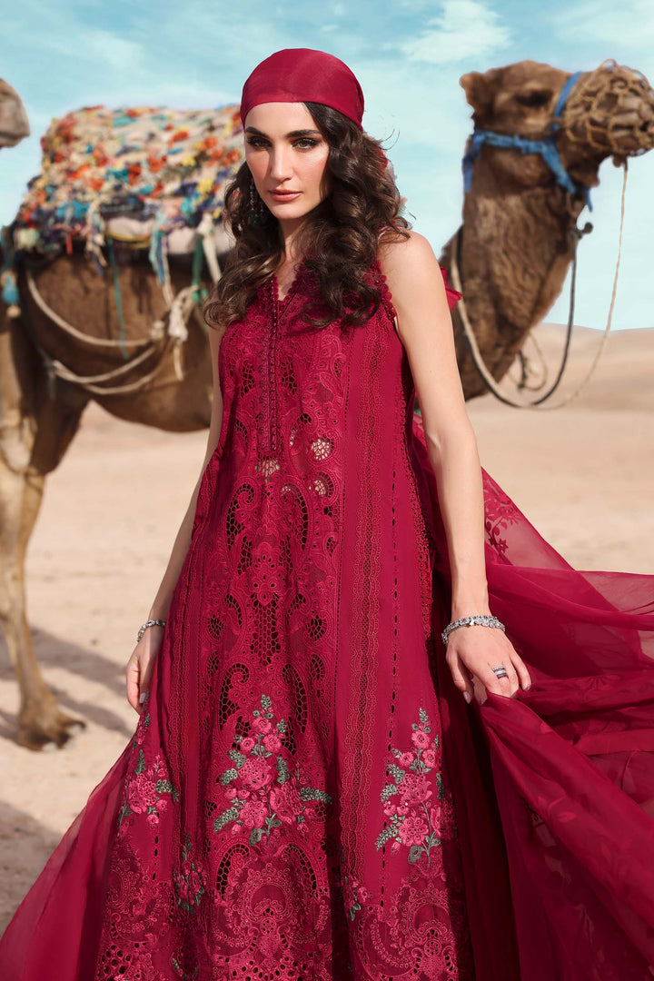 MARIA B LUXURY EMBROIDERED CHIKANKARI LAWN - 3 PC UNSTITCHED