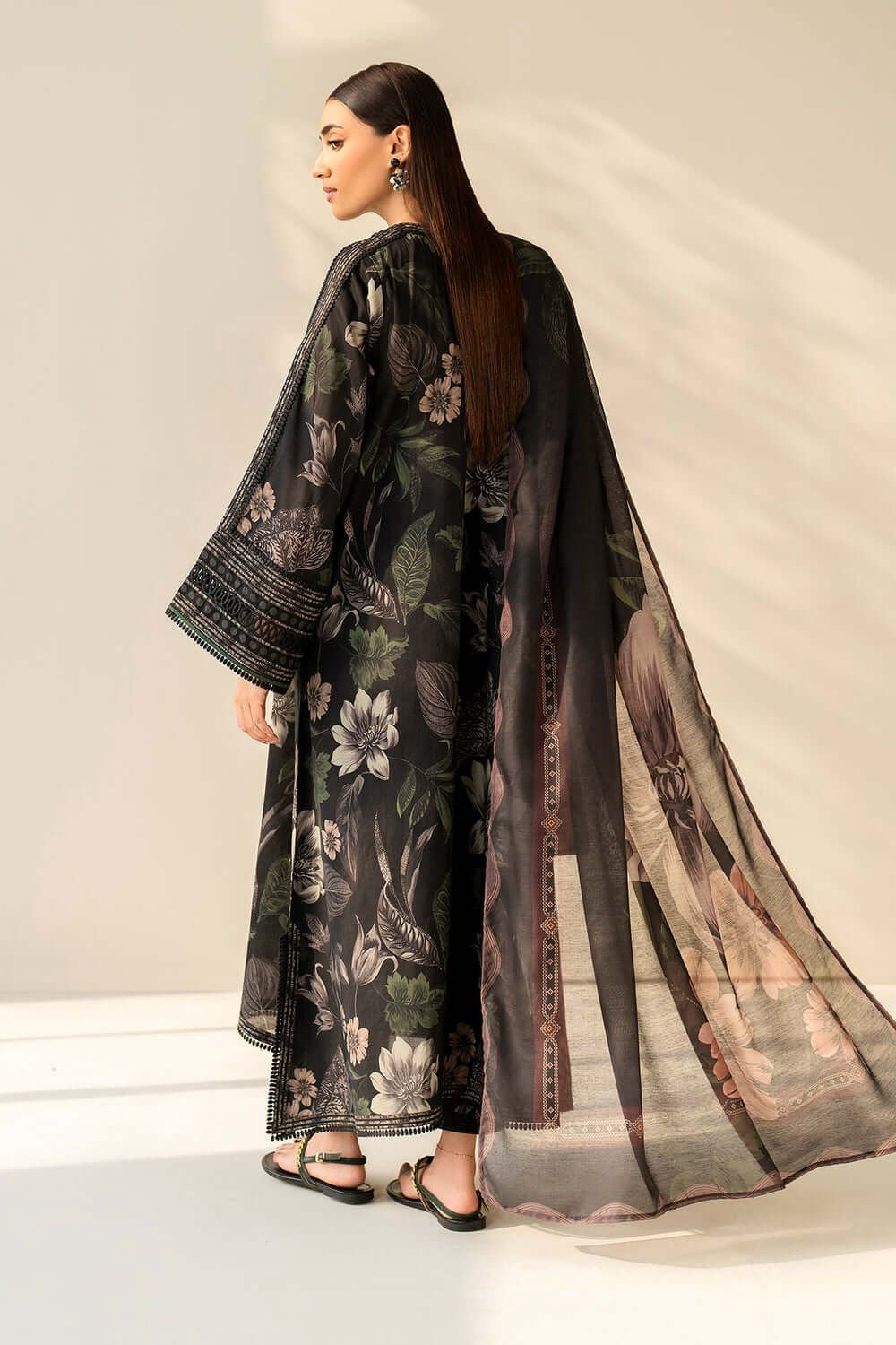 BAROQUE PRINTED EMBROIDERED FORMALS LAWN - 3 PC UNSTITCHED