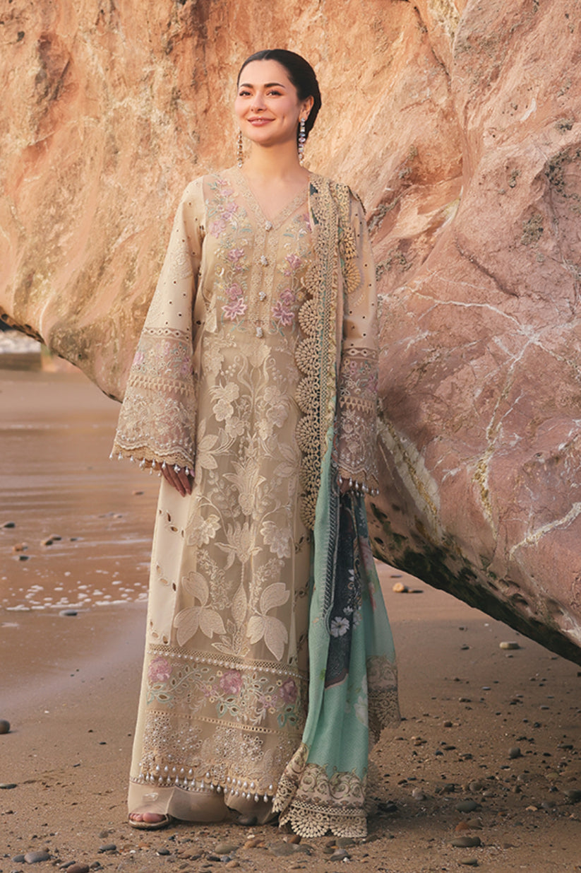 IMROZIA SERENE EMBROIDERED CHIKANKARI LAWN - 3 PC UNSTITCHED
