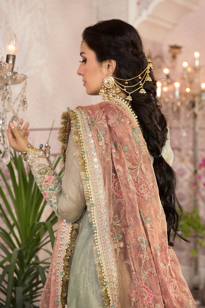 MARIA B LUXURY WEDDING EMBROIDERED SEMI PURE CHIFFON - 3 PC UNSTITCHED