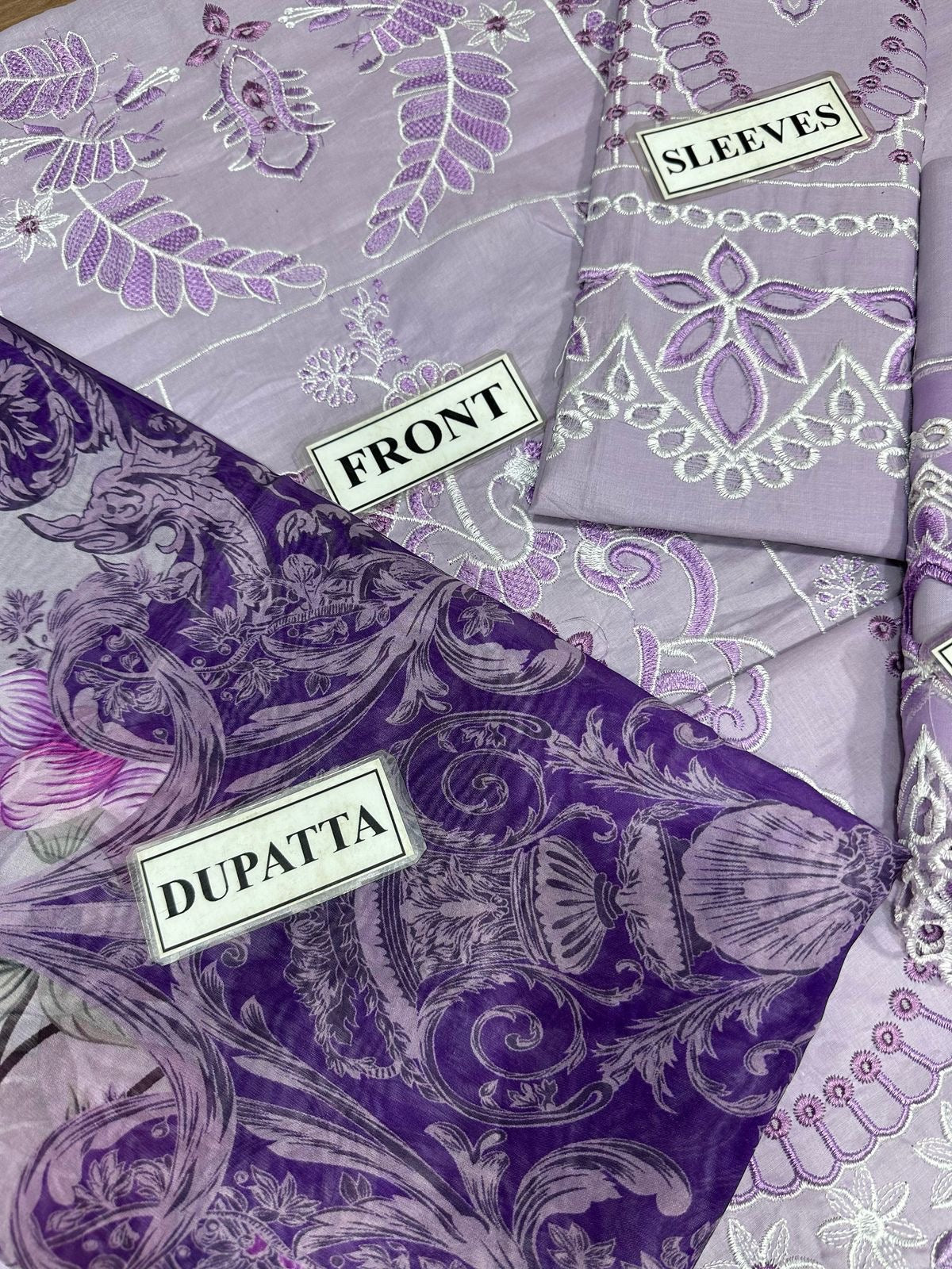 ADAN LIBAS EMBROIDERED LAWN - 3 PC UNSTITCHED