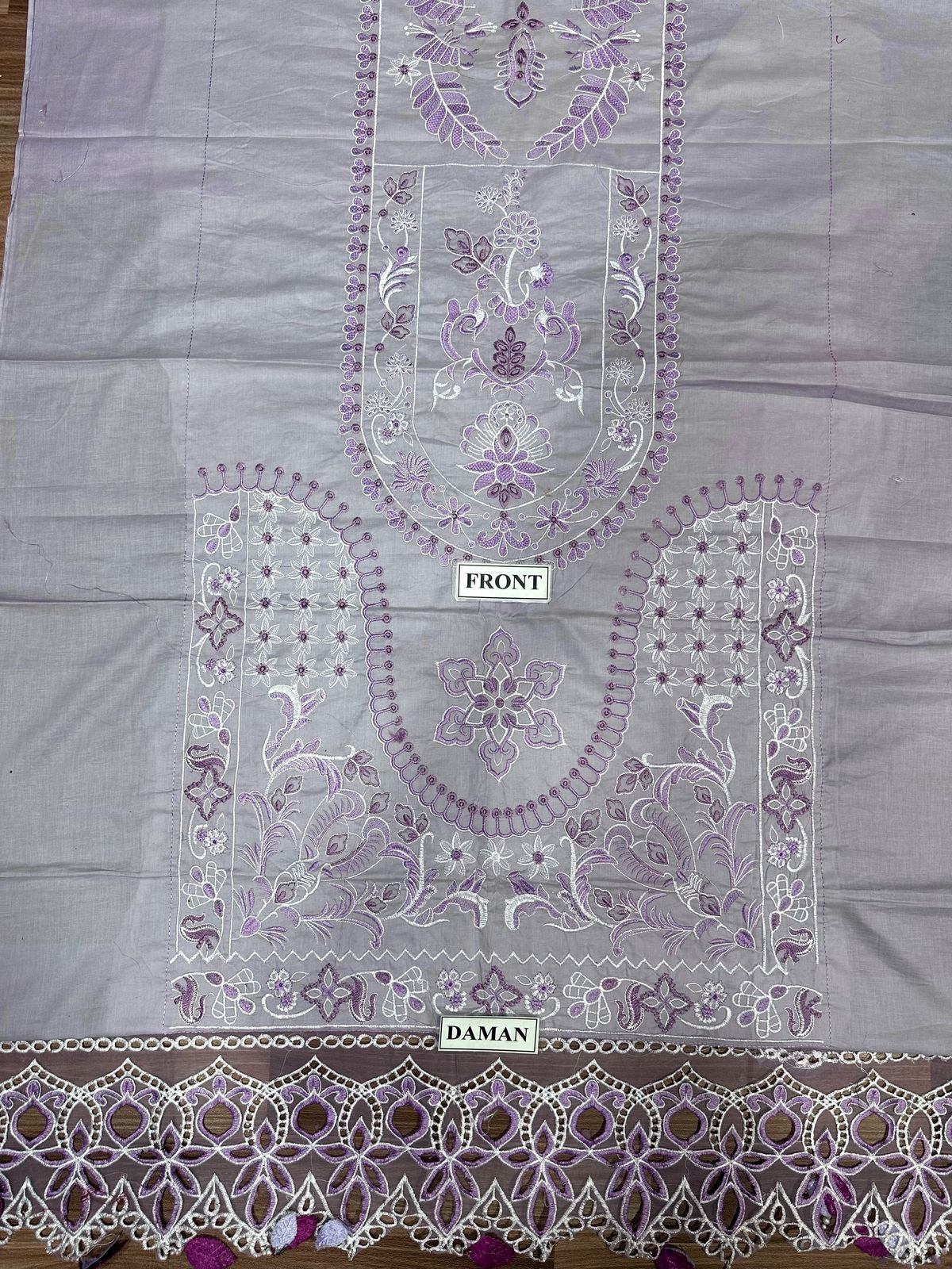 ADAN LIBAS EMBROIDERED LAWN - 3 PC UNSTITCHED