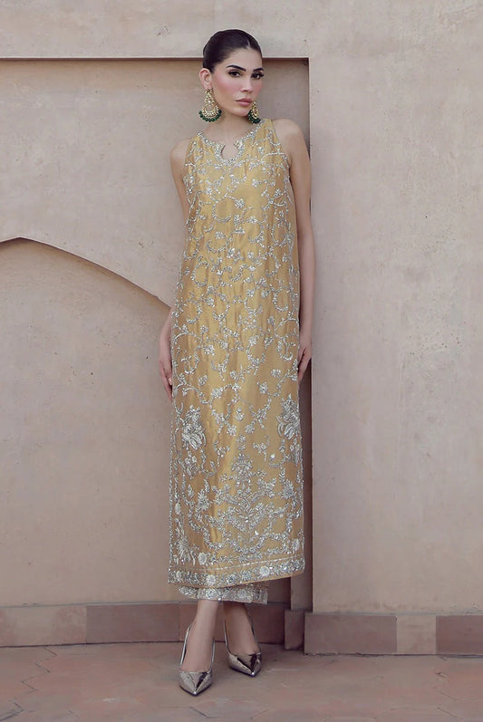 Shamsha Hashwani - Mysoori Handwork Embroidered Aakifah - 3 Pc Unstitched