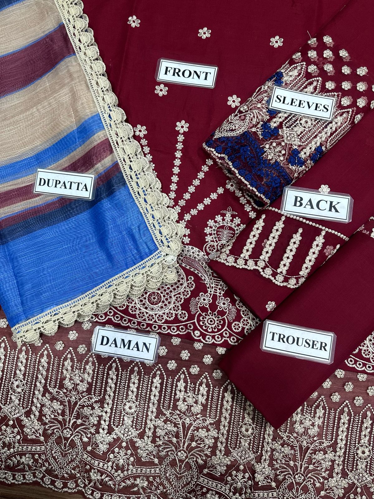 ZAINAB CHOTTANI EMBROIDERED LAWN - 3 PC UNSTITCHED