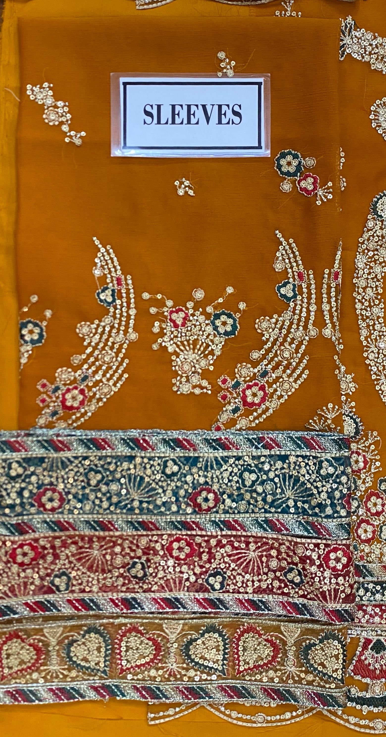 JAZMIN LUXURY EMBROIDERED CHIFFON - 3 PC UNSTITCHED