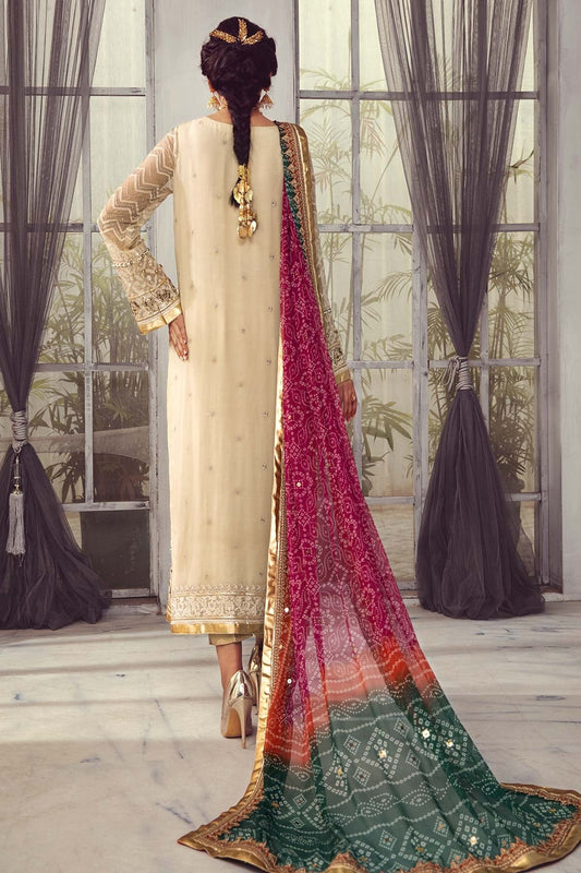 CHARIZMA LUXURY CHIFFON EMBROIDERED - 3 PC UNSTITCHED