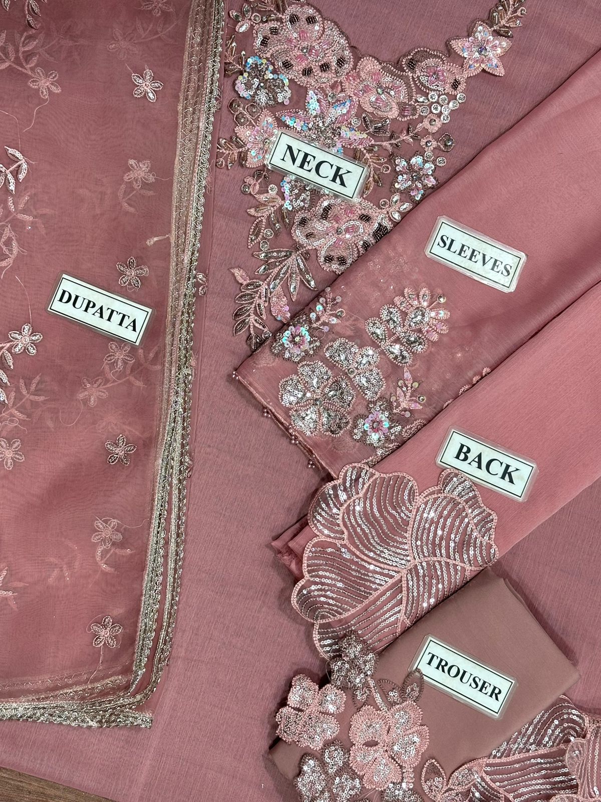 IZNIK EMBROIDERED CHIFFON - 3 PC UNSTITCHED