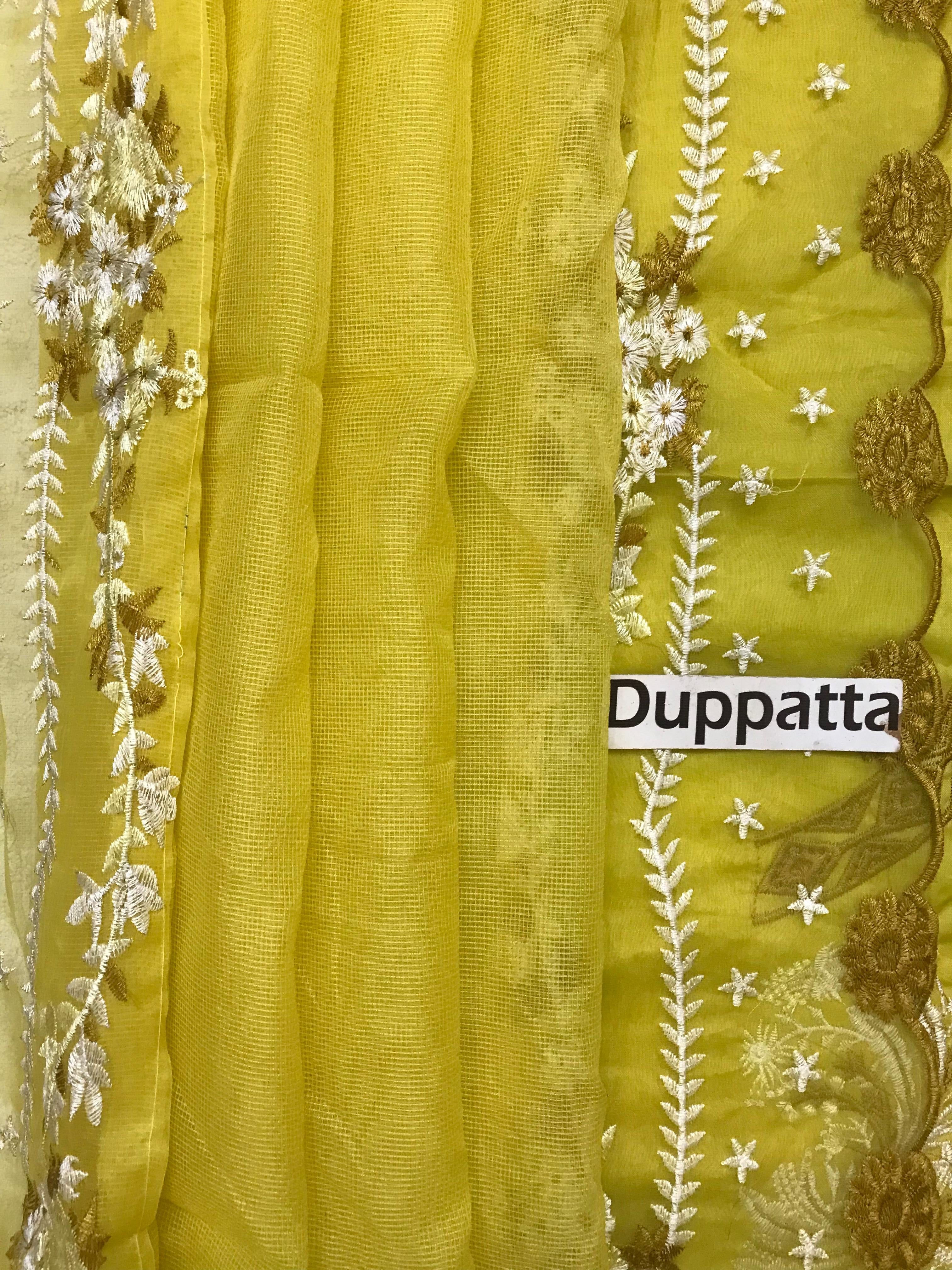 SAIRA SHAKIRA CHIKANKARI EMBROIDERED LAWN - 3 PC UNSTITCHED