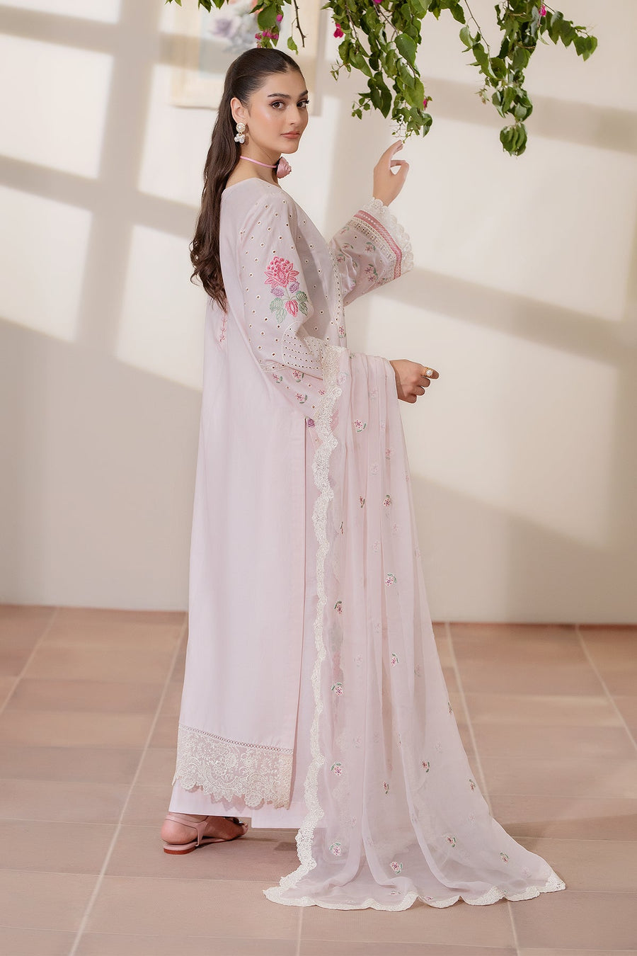 EMBROIDERED CHIKANKARI LAWN COLLECTION - 3 PC UNSTITCHED