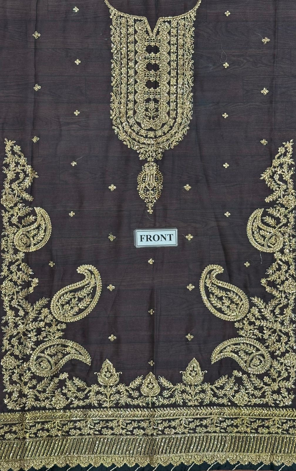 ASIM JOFA EMBROIDERED CHIFFON - 3 PC UNSTITCHED