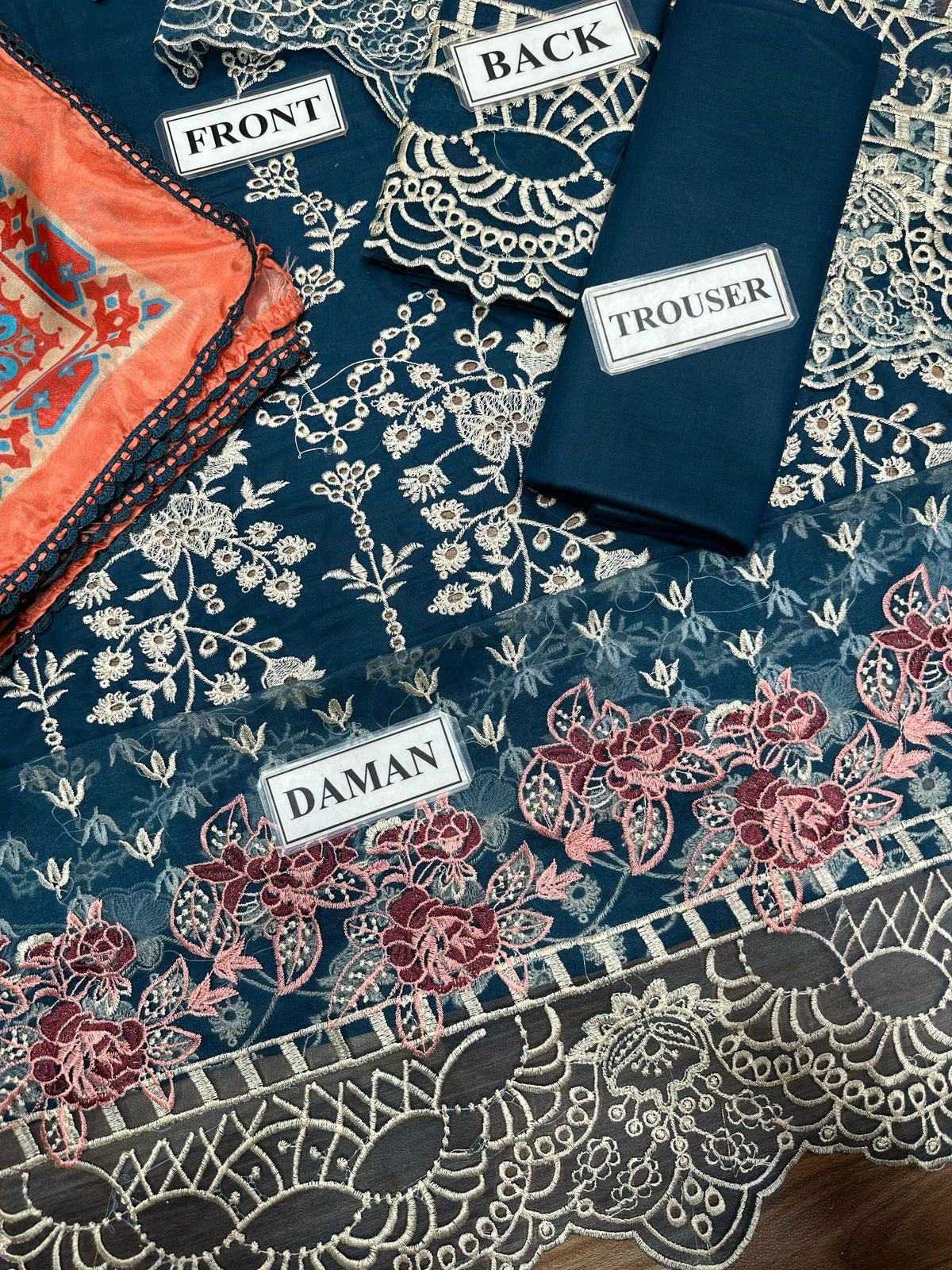 ZAINAB CHOTTANI EMBROIDERED LAWN - 3 PC UNSTITCHED