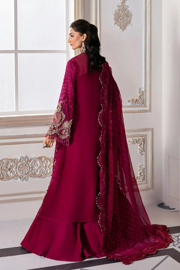 MARIA B LUXURY WEDDING EMBROIDERED CHIFFON - 3 PC UNSTITCHED