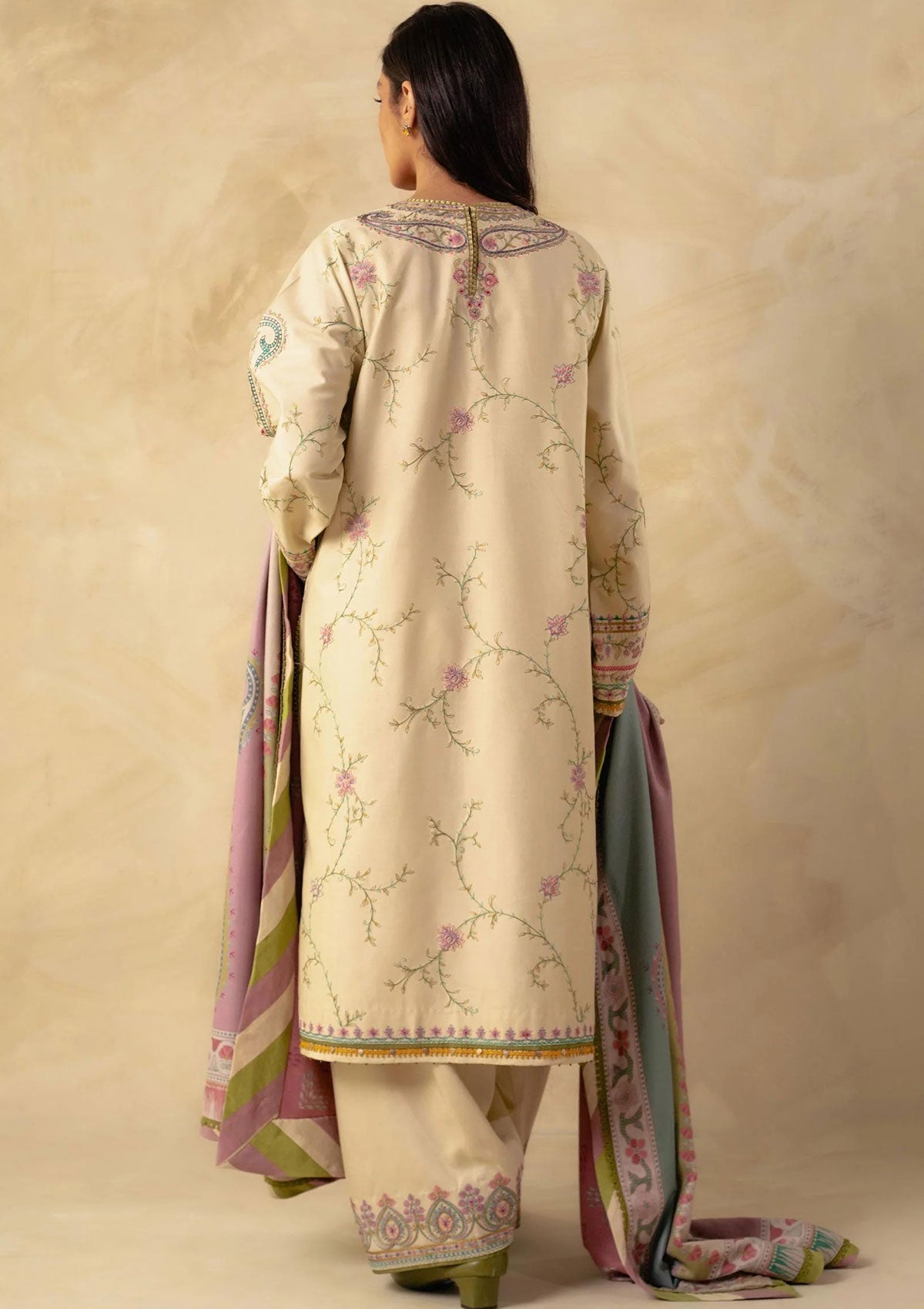 ZARA SHAHJAHAH EMBROIDERED LAWN - 3 PC UNSTITCHED