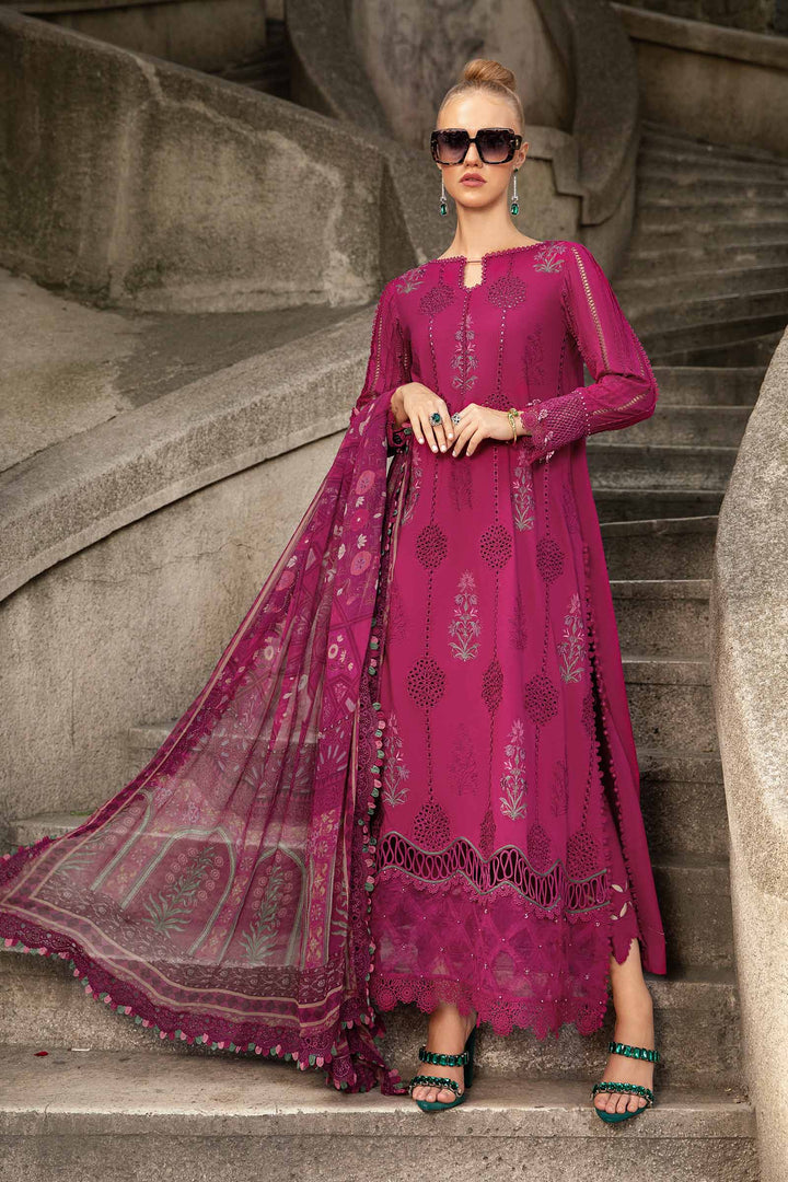 MARIA B FORMALS CUTWORK EMBROIDERED LAWN - 3 PC UNSTITCHED