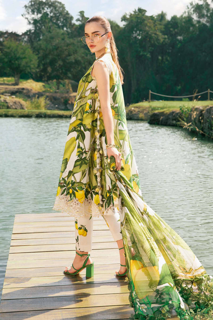 MARIA B FORMALS PRINTED EMBROIDERED LAWN 25 - 3 PC UNSTITCHED