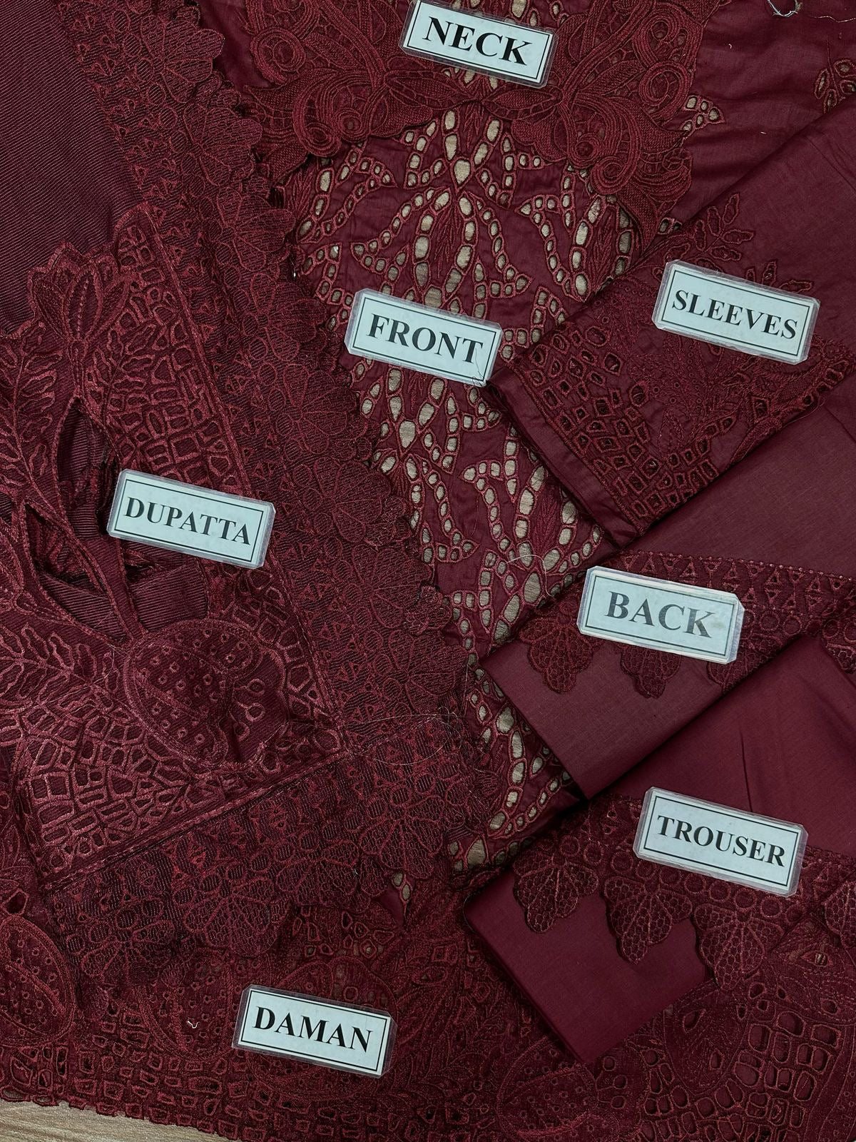 RANG RASIYA EMBROIDERED CHIKANKARI LAWN - 3 PC UNSTITCHED