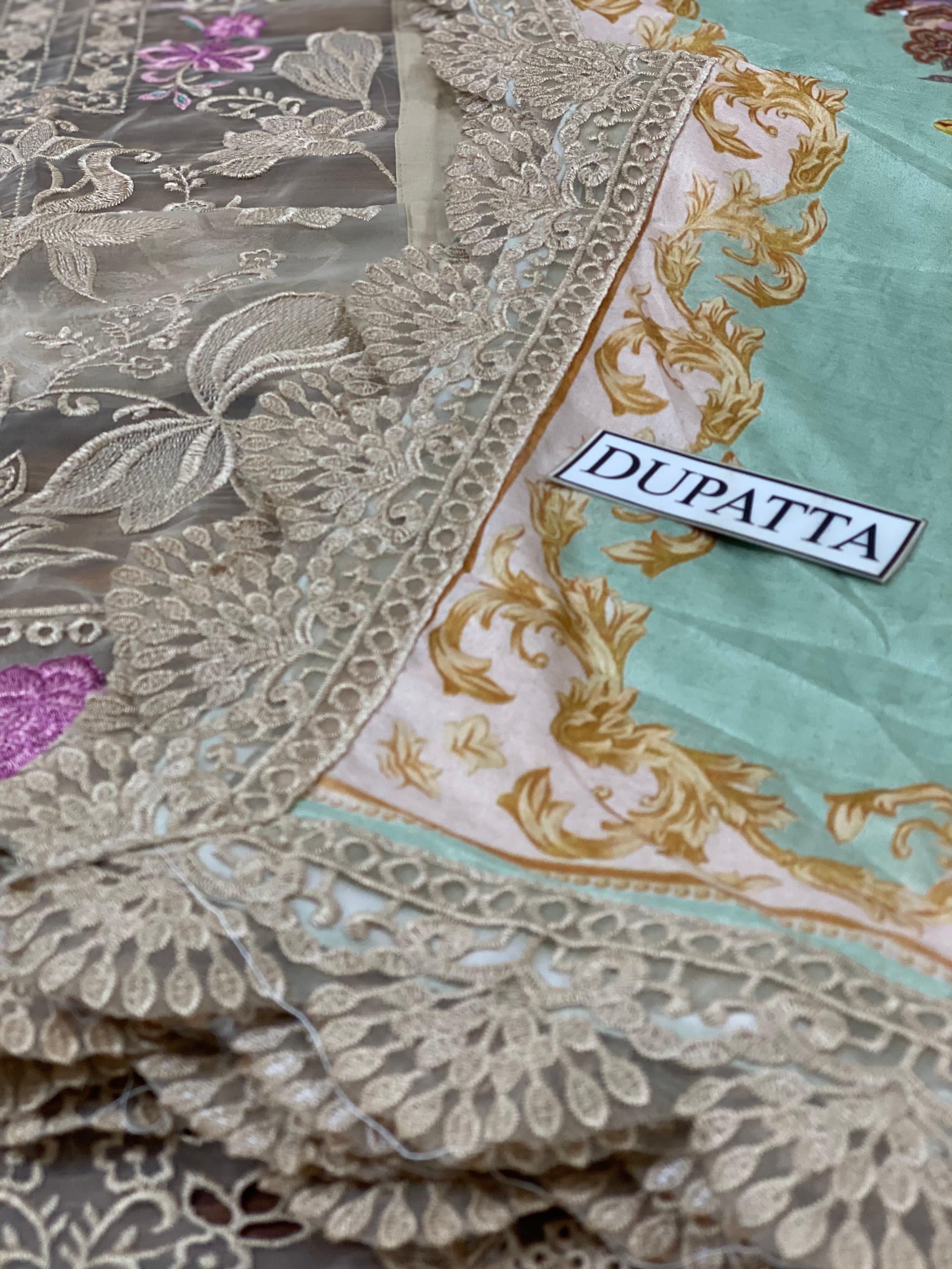 IMROZIA SERENE EMBROIDERED CHIKANKARI LAWN - 3 PC UNSTITCHED